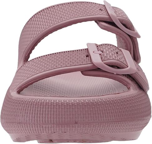 WHITIN Slides for Women Men Double Buckle Adjustable Thick Sole Pillow Slippers Bathroom Sandals in Saudi Arabia
