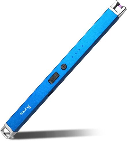 ولاعة كهربائية بدون لهب مقاومة للرياح ولاعة USB قابلة لإعادة الشحن مع قفل أمان لشمعة الشواء والمطبخ المنزلي in Kuwait