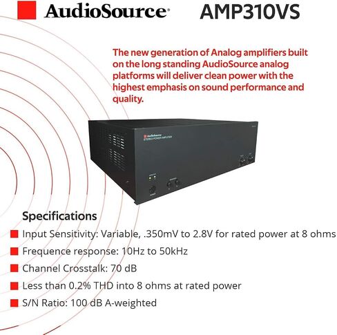 مضخم صوت تناظري لمصدر الصوت، مضخم صوت استريو AMP210VS لأنظمة الصوت المنزلية (متجدد) in Saudi Arabia