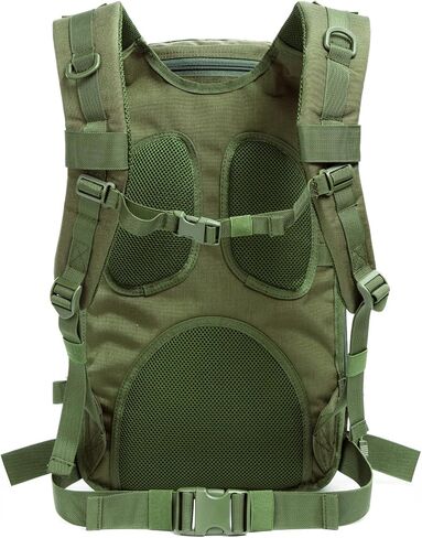 32L Military Tactical Backpack, 1000D Nylon Molle Backpack, Army Camping Assault Pack, Laptop Rucksack (O.D.Green) in Saudi Arabia