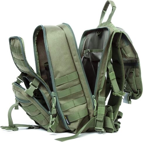32L Military Tactical Backpack, 1000D Nylon Molle Backpack, Army Camping Assault Pack, Laptop Rucksack (O.D.Green) in Saudi Arabia