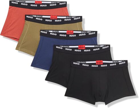 HUGO Men's 5 Pack Stretch Cotton Trunk in Saudi Arabia