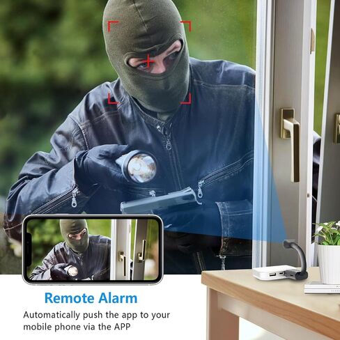 Smallest Wireless USB Camera WiFi, HD1080P Baby Monitor,Nanny Cam with Video Recording Live Feed,Portable USB Camera with Night Vision,Motion Detection,Cloud Storage for Security with iOS Android APP in Saudi Arabia