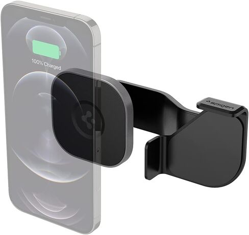 Spigen OneTap (MagFit) Designed for Tesla Model 3/Y/S/X & Ford Mustang Mach-E Designed for MagSafe Car Mount Compatible with iPhone 16 Pro Max, 16 Pro, 16 Plus, 16, 15, 14, 13, 12 Series in Saudi Arabia