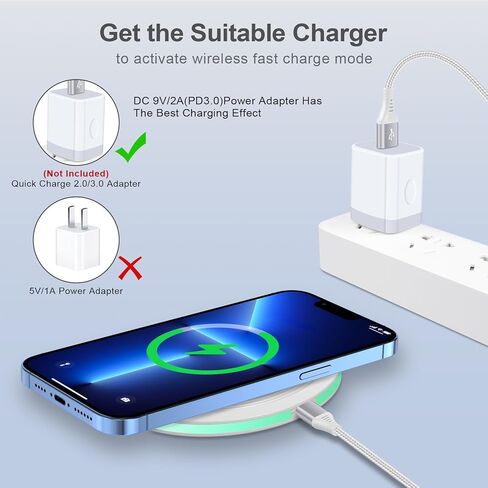 قاعدة شاحن سامسونج اللاسلكية شحن سريع 15 وات لهواتف Galaxy S23/S22/S21/S20/S24/Z Fold 5/4، محطة شحن لاسلكية لهاتف Android سريع الوقوف لـ Google Pixel 8a/8/7pro/7a/7/6/5 /4، ايفون 15 in Kuwait