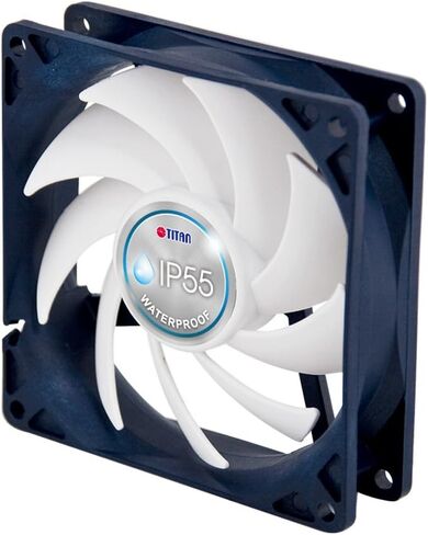 TITAN- مروحة تبريد مقاومة للماء/الغبار بقدرة 12 فولت تيار مستمر IP55 (140 مم (عبوتان)) in Kuwait