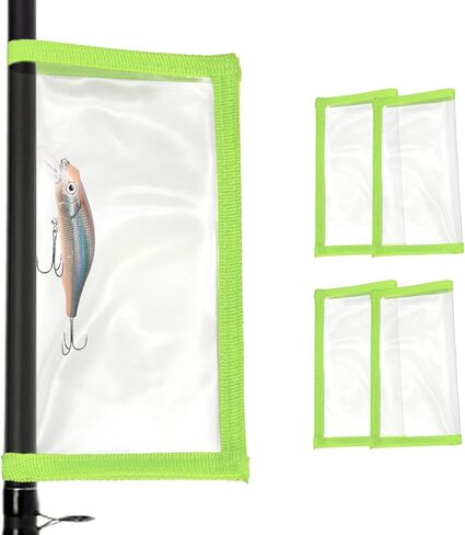 PATIKIL Fishing Lure Wrap Durable PVC Lure Cover Fishing Hook Cover Bait Storage Easily See Lures Keep Fishing Safe in Saudi Arabia