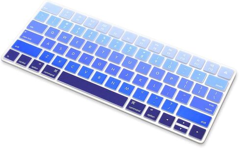 ProElife Ultra Thin Silicone Keyboard Protector Cover Skin for Apple Magic Keyboard & Magic Keyboard 2 (U.S Version, Model: MLA22L/A-A1644, Without Numeric Keypad) (Transparent) in Kuwait