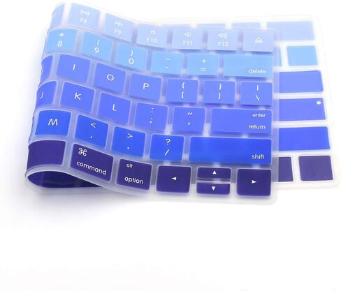 ProElife Ultra Thin Silicone Keyboard Protector Cover Skin for Apple Magic Keyboard & Magic Keyboard 2 (U.S Version, Model: MLA22L/A-A1644, Without Numeric Keypad) (Transparent) in Kuwait