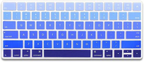 ProElife Ultra Thin Silicone Keyboard Protector Cover Skin for Apple Magic Keyboard & Magic Keyboard 2 (U.S Version, Model: MLA22L/A-A1644, Without Numeric Keypad) (Transparent) in Kuwait