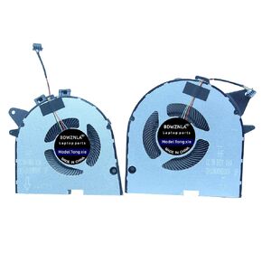 Replacement New CPU+GPU Cooling Fan for Lenovo Legion Y540P Y545 Y7000P-2019 FKTY FKU0 DFS501105PR0T-FKU0 DFS2001052Q0T-FKTY DC 5V 0.5A Fan