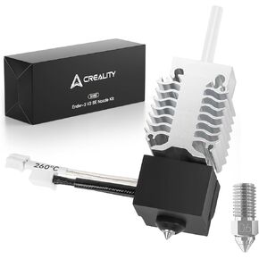Creality Official Ender 3 V3 SE Hotend Kit, 250mm/s High Speed & 260℃ High Temperature Resistance Heating Block Kit with Silicone Sock, Silver