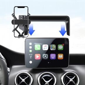 car Phone Holder Compatible with 2015-2019 Mercedes GLA X156 CLA C117 W117 Phone Mount Phone Stand for 8-inch Navigation Screen (for 2015-2019 GLA/2014-2018 CLA 8 in.)