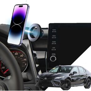 Toyota Camry Phone Holder Camry Mount Magnetic Phone Mount for 2024 Toyota Camry Accessories Camry Phone Mount 2024 2023 2022 2021 Compatible for All Cell Phones