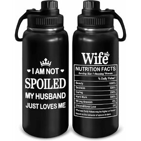 Dad Gifts - Christmas Gift For Dad - Dad Gifts From Son, Daughter - Dad Joke Stainless Steel Insulated Bottle - Fathers Day, Christmas, Birthday Gifts For Daddy, Papa, Grandpa, Uncle 32OZ