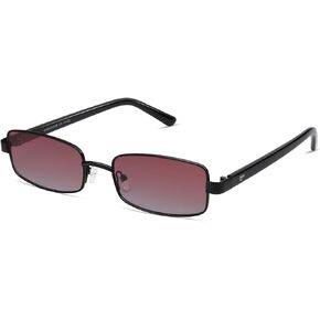 VANLINKER Retro Rectangle Polarized Sunglasses for Women Men Gold Black Vintage Shades Square Sun Glasses VL9684