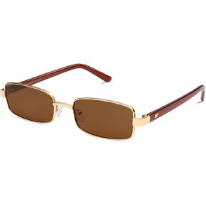 VANLINKER Retro Rectangle Polarized Sunglasses for Women Men Gold Black Vintage Shades Square Sun Glasses VL9684 in Kuwait