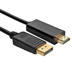 axGear DisplayPort DP to HDMI Male to Male Display Port Cable Cord Adapter Converter 6F