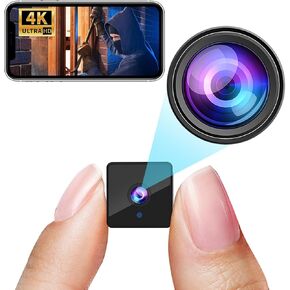 4KHD Wireless WiFi Camera,1800mAh Battery,Upgrade 4K Outdoor Wireless Baby Monitor Home Security Camera Tiny Office Secret Surveillance Cams with 100 Days Standby AI Human Detection Auto Night Vision