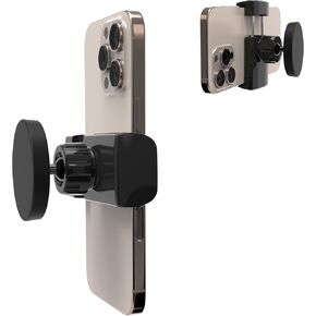 Gym Magnetic Phone Holder Mount,Magnetic Cell Phone Holder for Gym,360 Degree Adjustable,Compatible with 4-7" Smartphones for