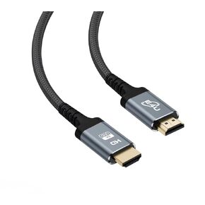 8K HDMI Cable 2.1 48Gbps High Speed 3D 8K@60Hz, 4K@120HZ Braided Nylon HDMI Cord eARC HDR10 HDCP 2.2 & 2.3-6FT (Red/Blue)