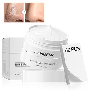 LANBENA Puntos Negros, Blackhead Mask Pore Strips Blackhead Remover Mask Peel off Mask Facial Pore Cleanser Purifying Face Mask Nose strips Visit the Store