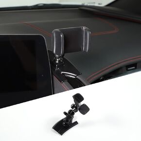 Car Phone Mount Fit for Chevrolet Corvette C8 2020-2024, Cell Phone Holder for Center Console Air Conditioner Side Panel, Handsfree Air Vent Phone Stand, Clamping Arms Holder-Style A