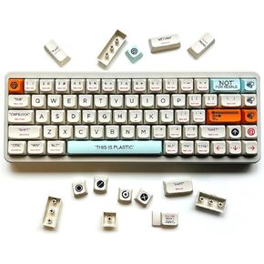 XDK Custom Keycaps 128 Keys(PBT XDA Dye-Sub) “This is Plastic "Theme Keycap Set for Mechanical Keyboard