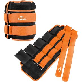 Adjustable Ankle Weights 1-3/4/5/6/8/10/12/15/20 LBS Pair with Removable Weight for Jogging, Gymnastics, Aerobics, Physical Therapy