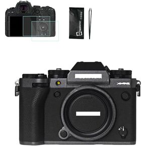 طبقة حماية لجسم الكاميرا لجهاز Fujifilm X-T5، ملصق جلدي مضاد للخدش يتضمن قطعتين من واقي الشاشة XT5 وأدوات (رمادي)