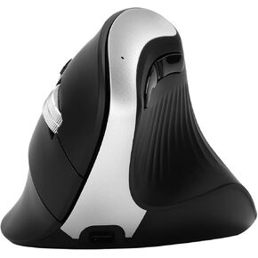 B310 Ergonomic Mouse, Vertical Wireless Mouse, 2.4G USB Receiver and Two Bluetooth, RGB Light, Rechargeable Multi Devices Mouse for Computer, Laptop, iPad, MacBook Pro/Air (White)