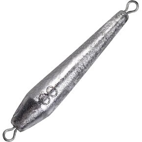 Through Wire Inline Torpedo Sinkers, Saltwater Bullet Fishing Weight for Trolling, Double Ringed One Piece Wire Fishing Weights for Bottom Fishing Surf Fishing 1oz, 2oz, 3-1/2oz, 4oz, 5oz CWSDXM
