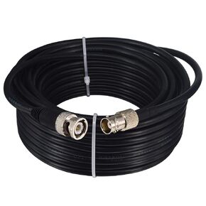 Boobrie BNC Male to BNC Female Cable 16.4ft Upgraded RG58 BNC Extension Cable Low Loss 50 ohm BNC Male to Female HD Video Coax Jumper for CB Radio VHF UHF Ham Radio CCTV SDI Lead