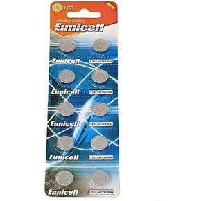 20 Eunicell AG13 A76 LR44 357 L1154 Button Cell 1.5V Battery Long Shelf Life 0% Mercury (Expire Date Marked)