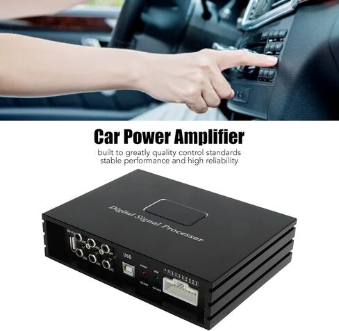 Car Stereo Amplifier Audio Amplifier Sound Speaker Universal for Automobile 5.0 Audio Power Amplifier Black Color in Saudi Arabia