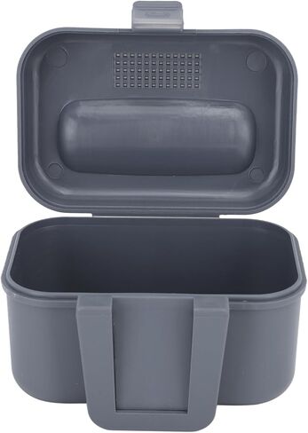 Airshi Live Bait Box, Worm Bait Holder Grey Lightweight for Outdoor in Saudi Arabia