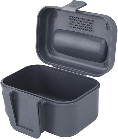 Airshi Live Bait Box, Worm Bait Holder Grey Lightweight for Outdoor in Saudi Arabia