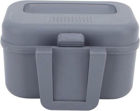 Airshi Live Bait Box, Worm Bait Holder Grey Lightweight for Outdoor in Saudi Arabia
