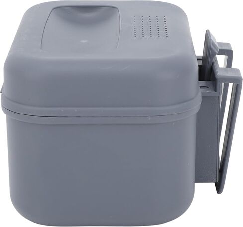 Airshi Live Bait Box, Worm Bait Holder Grey Lightweight for Outdoor in Saudi Arabia
