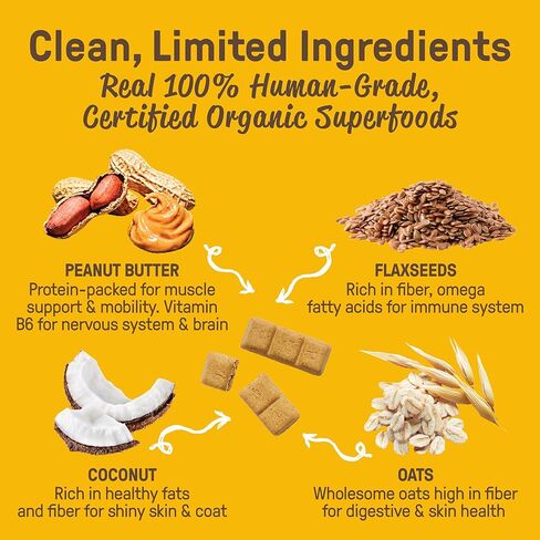 كوكي بال، حلوى الشيا واليقطين العضوية للكلاب، 10 أونصة in Kuwait