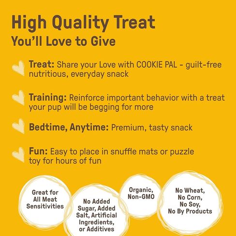 كوكي بال، حلوى الشيا واليقطين العضوية للكلاب، 10 أونصة in Kuwait