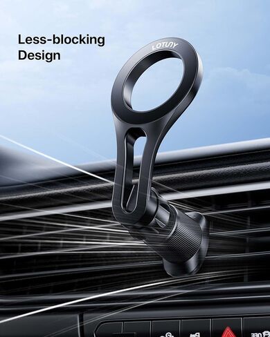 يناسب حامل السيارة MagSafe، [أقوى مغناطيس مطور لعام 2024] حامل هاتف مغناطيسي للسيارة، حامل هاتف مغناطيسي حر اليدين بفتحة تهوية للسيارة يناسب iPhone16 15 14 13 12 Pro Max Plus MagSafe in Kuwait