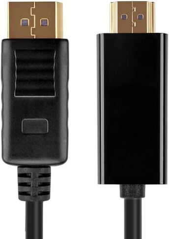 axGear DisplayPort DP to HDMI Male to Male Display Port Cable Cord Adapter Converter 6F in Kuwait