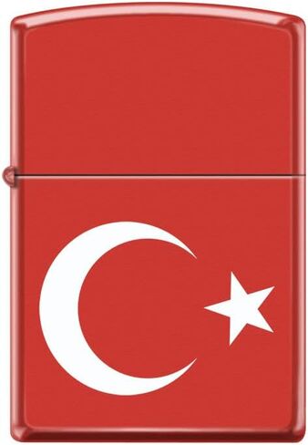 Zippo Lighter - Italian Italy Flag Satin Chrome Windproof Lighter #Z198 in Saudi Arabia