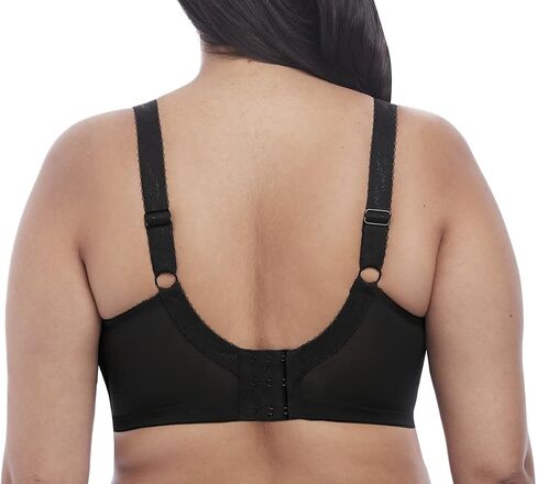 Elomi Charley Bandless Spacer Seamless Underwire Bra (4383),34HH,Black in Kuwait