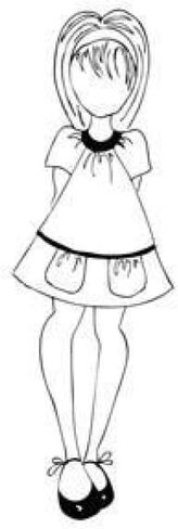 Prima Marketing DOLL9-10204 Mixed Media Doll Cling Rubber Stamps, Borders in Kuwait