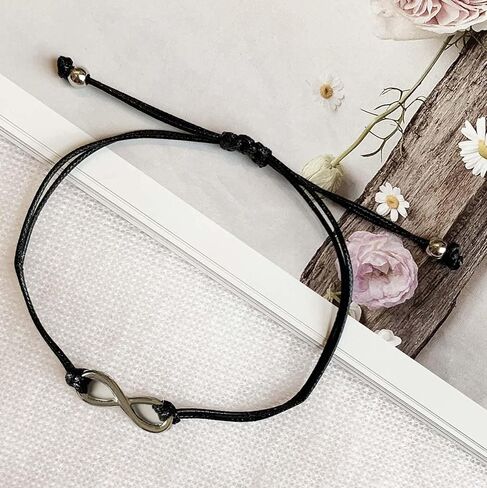 Binami 3 Pcs Pinky Promise Distance Matching Bracelets for Best Friends Couple Family Women Mens in Saudi Arabia