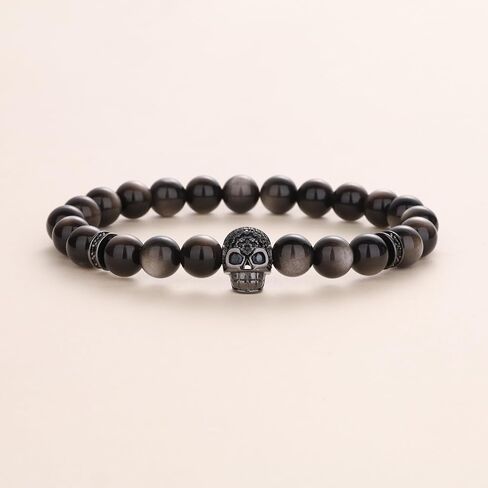 COAI Black Stone Skull Bracelet in Kuwait