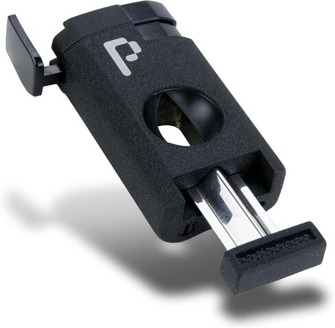 Pocket Lighter for Cigars - 3 Torches with V Cutter by Pixel Cartel - Black - Ideal for Cigar Lovers, No Combustible Included in Saudi Arabia