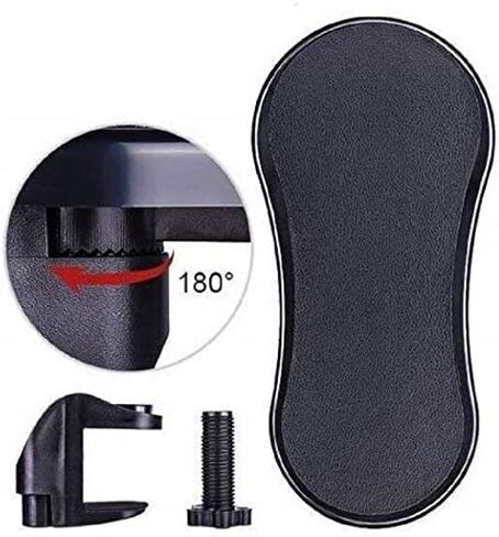Computer Arm Support Adjustable Release Stress & Eliminate Pain, Ergonomic Design Elbow & Wrist Rest for Office, Work, Study, Play, Desk, Chair in Saudi Arabia